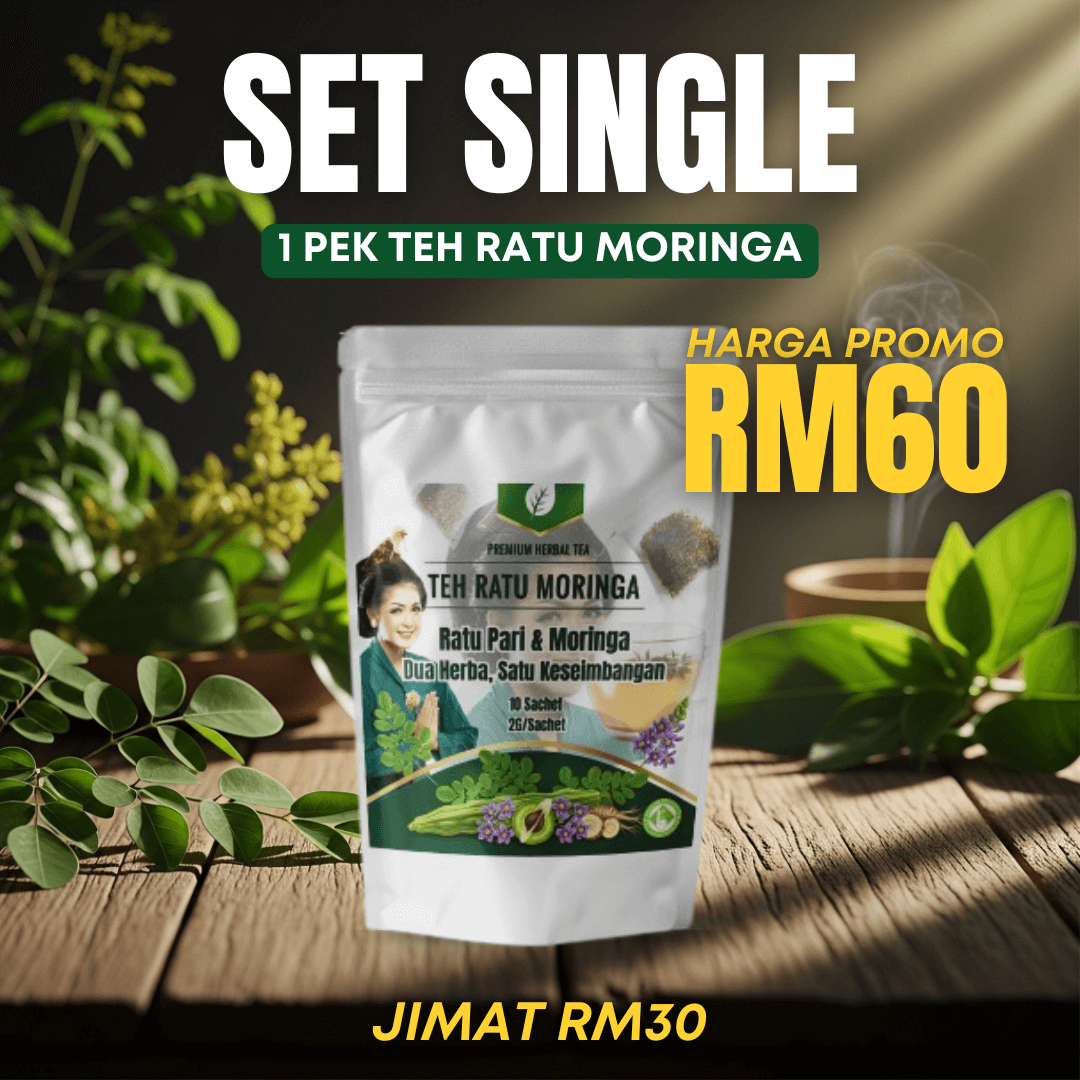 Set Single 1 Teh Ratu Moringa