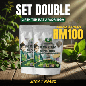 Set Double 2 Teh Ratu Moringa